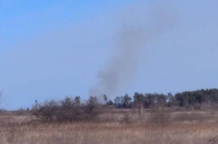 Дим над н.п.Копані (білорусь) Російська авіація завдала удару по білорусі з метою провокації (ОНОВЛЕНО)