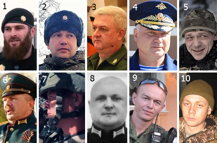 З початку війни українські військові знищили мінімум 11 командувачів російського війська З початку війни українські військові знищили мінімум 11 командувачів російського війська