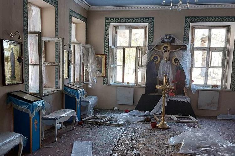 Храм Смоленської ікони Божої Матері. У Харкові обстріляли ще один храм