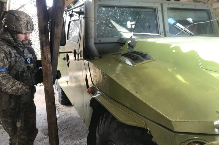 «Вінницькі скіфи» знищили колону російських окупантів «Вінницькі скіфи» знищили колону російських окупантів