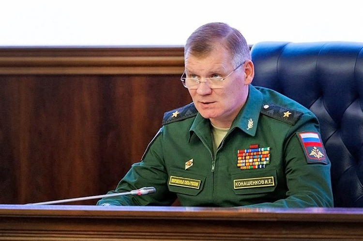 Офіційний представник міноборони рф Ігор Конашенков. росія заявила про нове застосування гіперзвукової ракети «Кинджал»