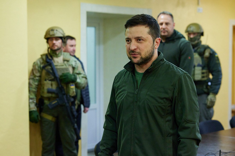 Президент Володимир Зеленський. Зеленський закликав Німеччину припинити спонсорувати російську військову машину