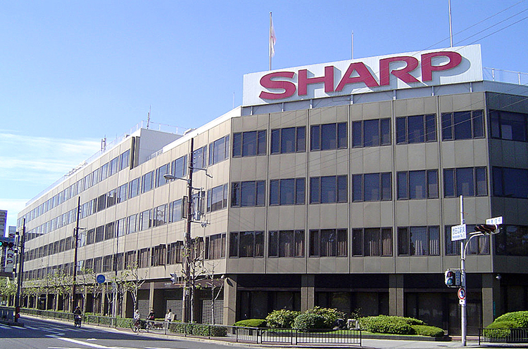 Офіс компанії Sharp в місті Осака. Компанія Sharp зупинила постачання техніки до росії
