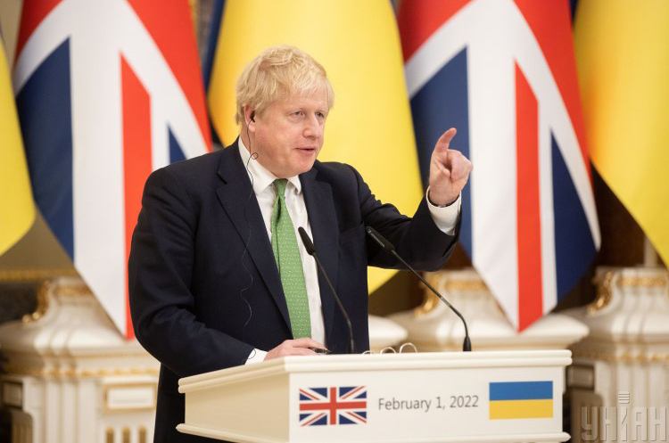 Прем’єр-міністр Великобританії Борис Джонсон. Зеленський обговорив з Джонсоном посилення санкцій проти рф та оборонну співпрацю з Британією