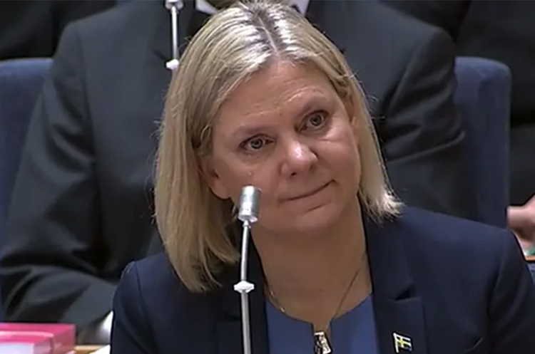 Прем’єр-міністр Швеції Магдалена Андерссон. Швеція оцінить безпекові ризики, пов'язані зі вступом до НАТО