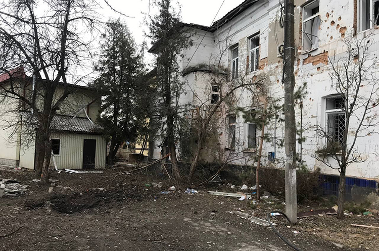 Зруйноване місто Тростянець Сумської області. У звільненому Тростянці виявили два тіла закатованих мирних жителів