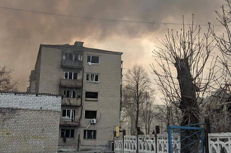 фото DR Біля Рубіжного російські орки знову підірвали цистерну з азотною кислотою
