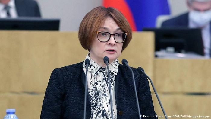 голова центробанку росії Ельвіра Набіулліна Голова центробанку рф спрогнозувала початок кризи на росії