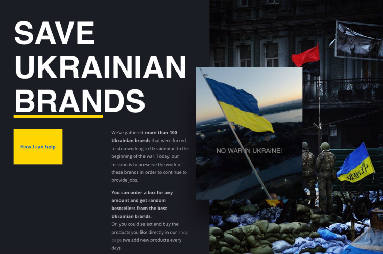 Украинские бизнесмены создали маркет-плейс, чтобы сохранить украинские бренды
