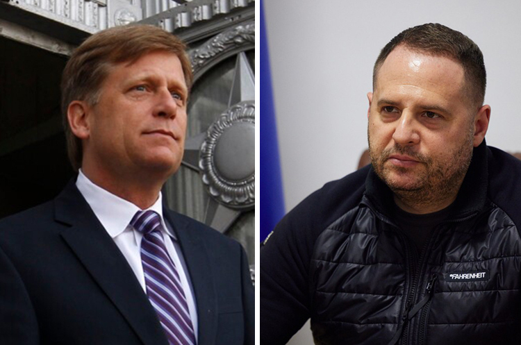 Майкл Макфол та Андрій Єрмак. Експертна група Єрмака-Макфола оприлюднила план, як негайно посилити санкції проти росії
