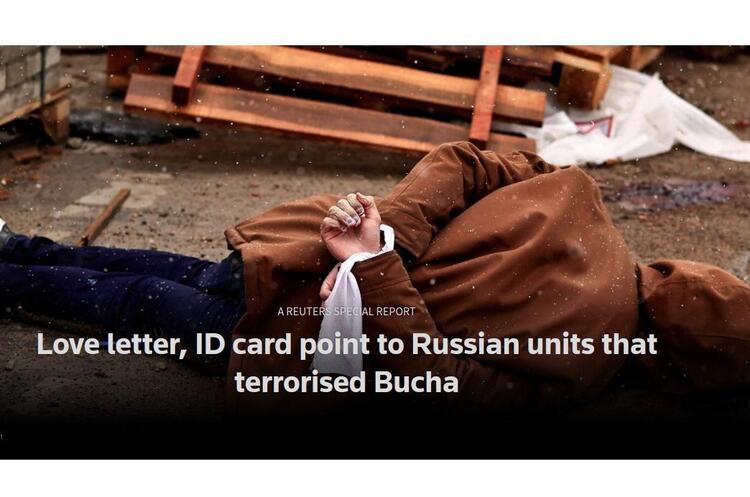 фото REUTERS/Zohra Bensemra Reuters: до вбивств у Бучі причетні підрозділ «Витязь» Росгвардії, десантно-штурмова дивізія з Пскова та кадирівці