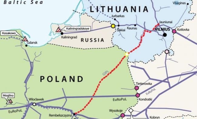 Офіційно введено в дію новий газопровід GIPL між Литвою та Польщею