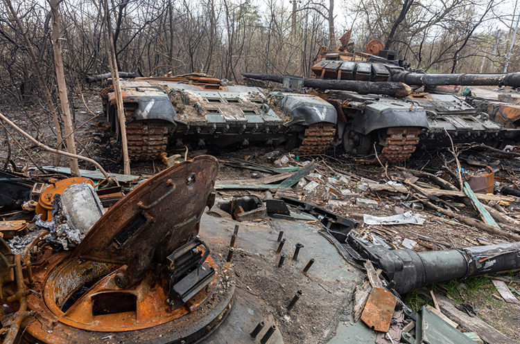 Фото ілюстративного характеру. росія втрачає найбоєздатніші підрозділи та передове обладнання – розвідка Великобританії