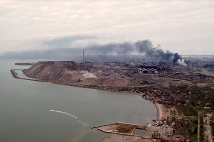 Під час евакуації з «Азовсталі» окупанти облаштували нову вогневу точку для обстілів заводу Під час евакуації з «Азовсталі» окупанти облаштували нову вогневу точку для обстілів заводу