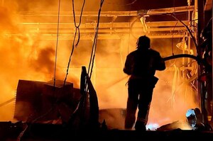 ДСНС: на Одещині ліквідували пожежі, що сталися внаслідок ворожого ракетного обстрілу