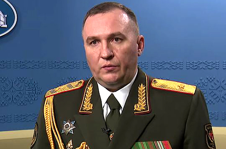 Міністр оборони Білорусі Віктор Хрєнін. Білорусь оголосила «раптову» перевірку готовності військ до «несподіваного» висування в разі початку війни