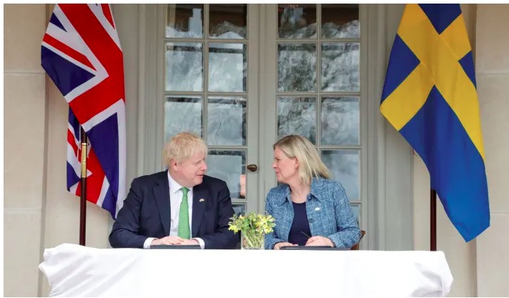 Британія підписала зі Швецією угоду про взаємну допомогу в разі нападу