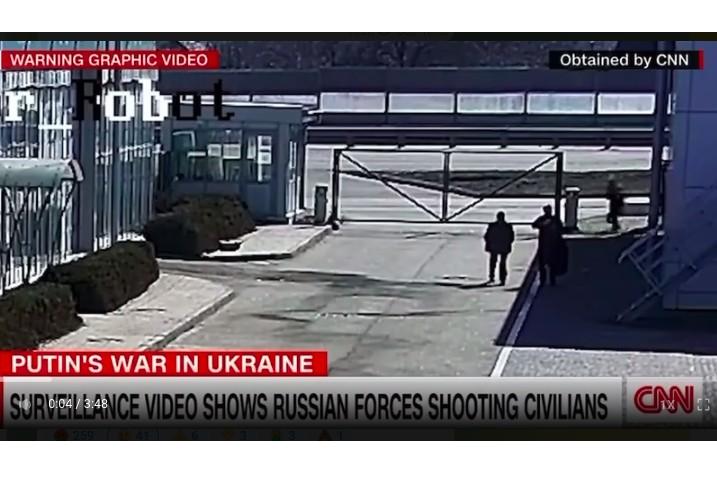 скріншот Телеканал CNN показав кадри вбивства українських мирних жителів