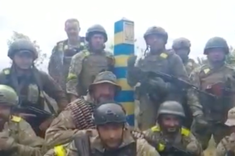 Українські військові вийшли на ділянку державного кордону на Харківщині Українські військові вийшли на ділянку державного кордону на Харківщині