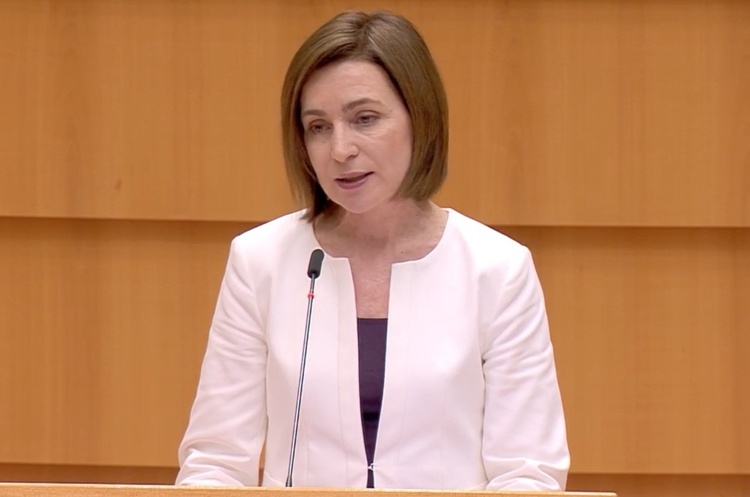Maia Sandu demands the withdrawal of russian troops from Transnistria Maia Sandu demands the withdrawal of russian troops from Transnistria