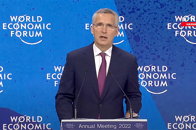 The NATO Secretary General warns the leaders of the countries in Davos about the security risks connected with China