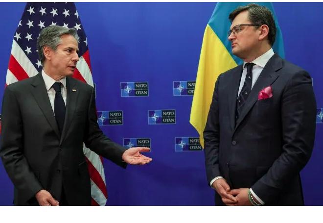 Evelyn Hockstein | Reuters Держсекретар США Блінкен та міністр МЗС України Кулеба обговорили допомогу у сфері безпеки