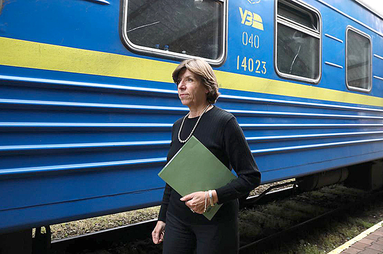 Міністр Європи та закордонних справ Франції Катрін Колонна. Міністр Європи та закордонних справ Франції Катрін Колонна прибула з візитом до Києва