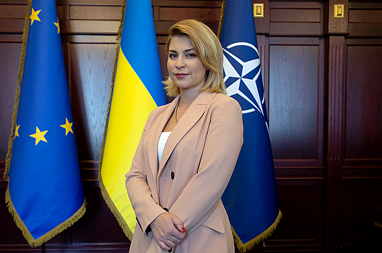 Віцепрем'єр-міністерка з євроінтеграції України Ольга Стефанішина. Стефанішина: три країни ЄС чинять основний спротив наданню Україні статусу кандидата