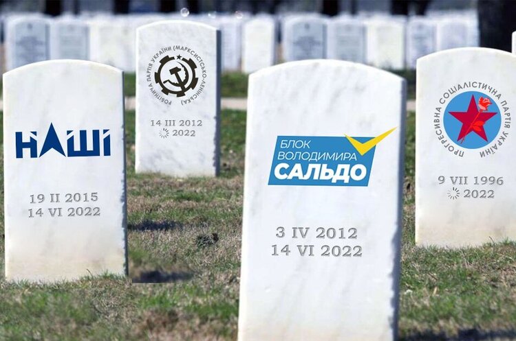 Фото: «Чесно» В Україні заборонили ще дві політичні партії — «Блок Володимира Сальдо» та «Держава»