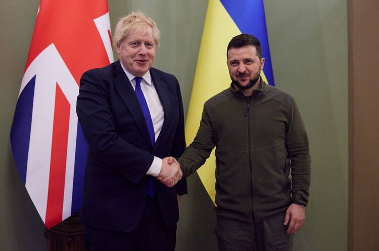 Boris Johnson arrives in Kyiv Boris Johnson arrives in Kyiv