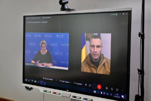 Мер Берліна спілкувалася з фейковим Кличком Мер Берліна спілкувалася з фейковим Кличком
