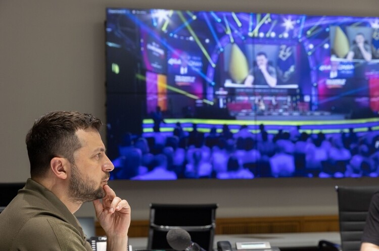 Президент Володимир Зеленський Зеленський попередив про «міграційне цунамі» в Європі в разі продовження російської блокади Чорного моря