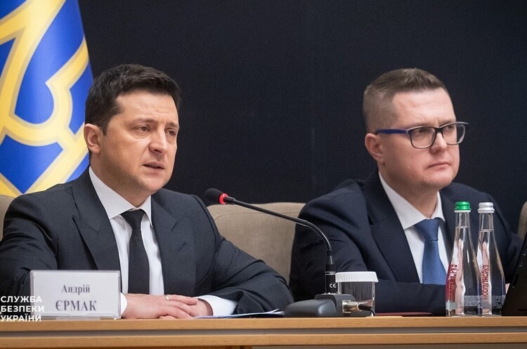 Іван Баканов та Володимир Зеленський Парламент звільнив Баканова з посади голови СБУ
