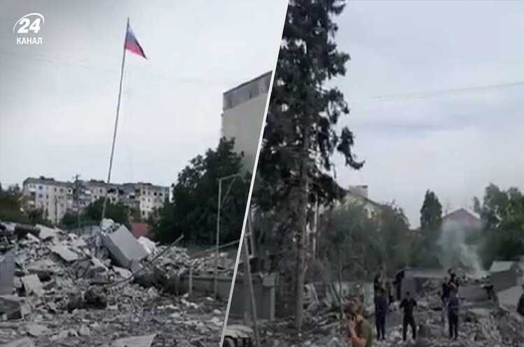 ОНОВЛЕНО: У Лисичанську підірвали колишню будівлю СБУ