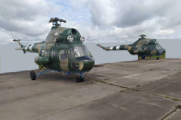 Латвія передала Україні 4 військові гелікоптери Латвія передала Україні 4 військові гелікоптери