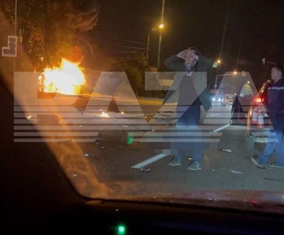Дугін на місці вибуху джипа його дочки У Підмосков'ї підірвали джип дочки російського ідеолога «руского міра» Дугіна