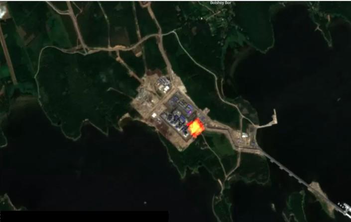 фото COPERNICUS SENTINEL/SENTINEL HUB/PIERRE MARKUSE росія щодня спалює газу щонайменше на $10 млн, щоб він не дістався Європі