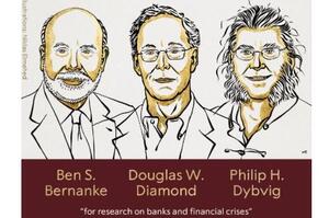 Нобелівську премію з економіки отримали три американці за дослідження банків і фінансових криз