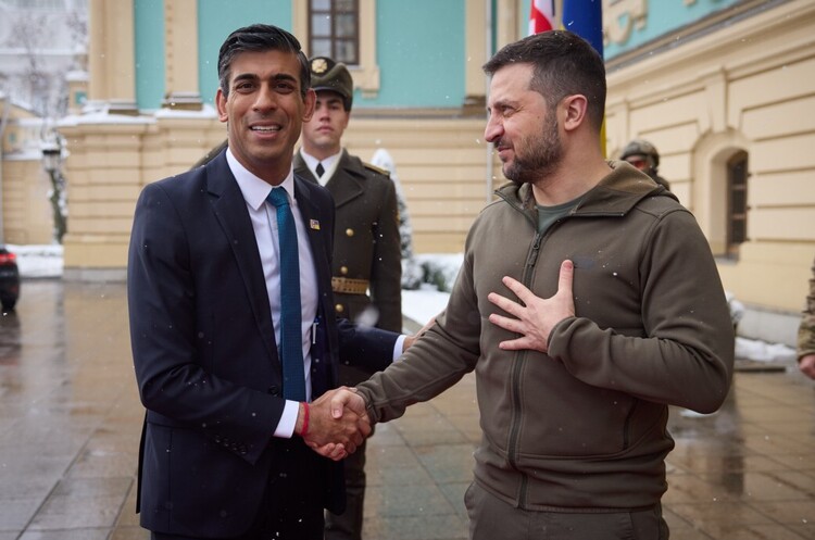 фото Офіційний сайт Президента України Британський прем'єр приїхав до Києва й анонсував пакет ППО для України на $60 млн