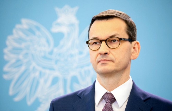 Прем'єр-міністр Польщі Матеуш Моравецький Українські біженці платитимуть за проживання у закладах розміщення в Польщі з березня