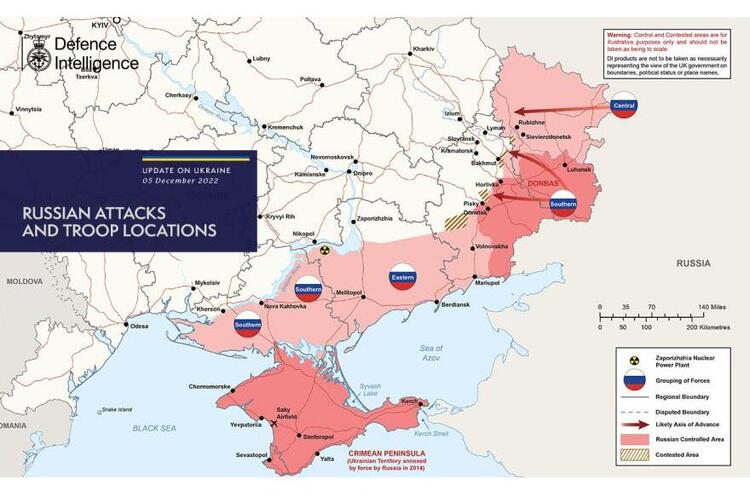 Росія контролює 18% території України – британське Міноборони