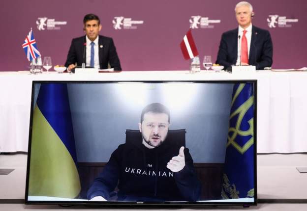 фото Reuters Зеленський попросив озброєння в країн, що входять до Об'єднаного експедиційного корпусу