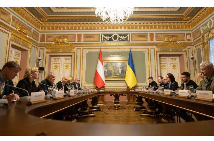 фото Офіційний сайт Президента України Зеленський засудив австрійські компанії, які попри російський терор продовжують працювати в рф