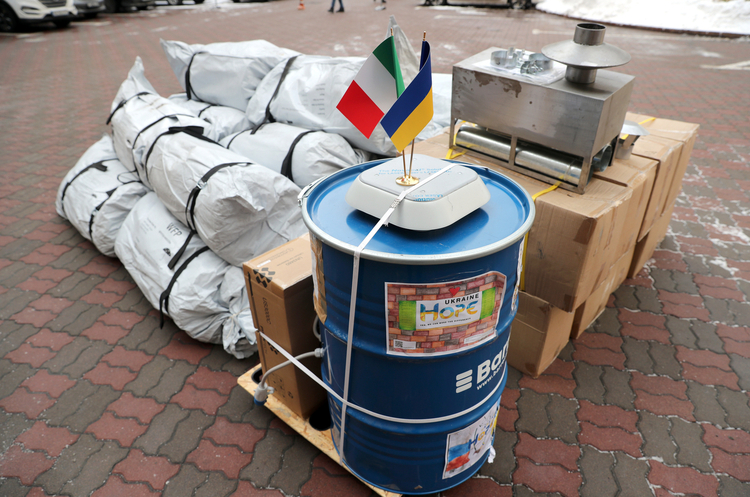 Київ отримав гуманітарну допомогу від італійських партнерів – Кличко Київ отримав гуманітарну допомогу від італійських партнерів – Кличко