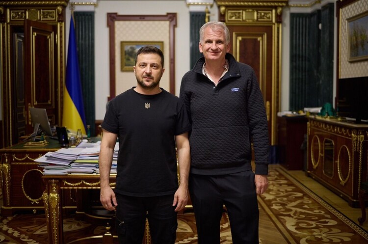 фото Офіційний сайт Президента України Історик Тімоті Снайдер зібрав гроші на «ловця шахедів» для України