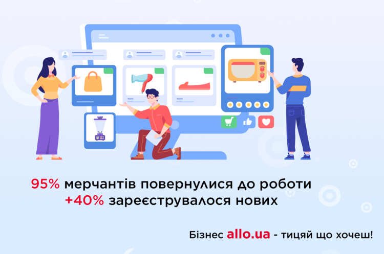 95% партнеров АЛЛО Маркетплейс вернулись к работе, также добавилось 40% новых 95% партнеров АЛЛО Маркетплейс вернулись к работе, также добавилось 40% новых