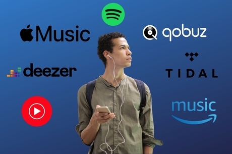      :  Apple Music, Deezer, Spotify, YouTube Music   