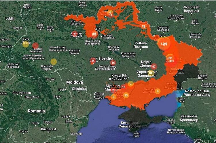 https://mine.dsns.gov.ua/ В Україні заміновано 10% сільськогосподарських земель