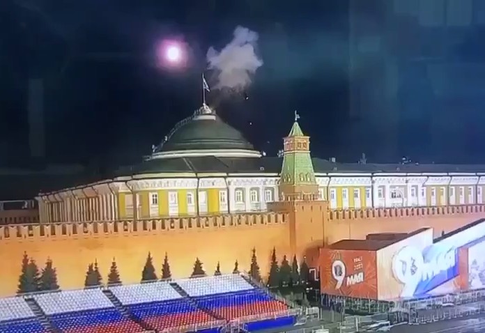 скріншот кремль атакували два дрони, але доказів причетності України немає – аналіз CNN