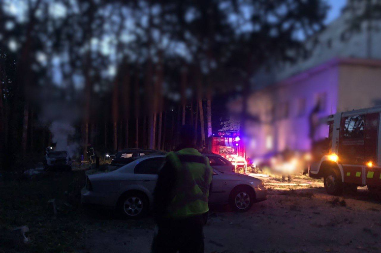 A dormitory and clinic damaged in overnight attack in Kyiv Oblast A dormitory and clinic damaged in overnight attack in Kyiv Oblast